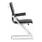 Homeroots 35 x 19 x 22 in. Black Faux Leather Z Arm Office Chairs 394935 - alternate 9